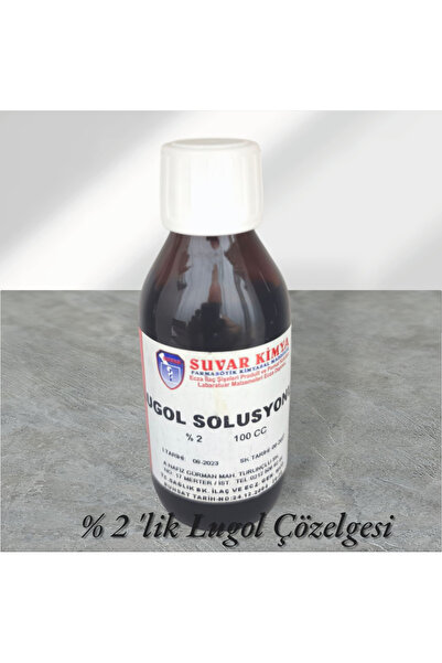 Suvar Kimya LUGOL SOLUSYONU 100 CC %2