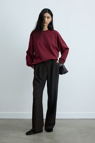 Suud Collection Cherry Dune Oversize Cuffed T-Shirt