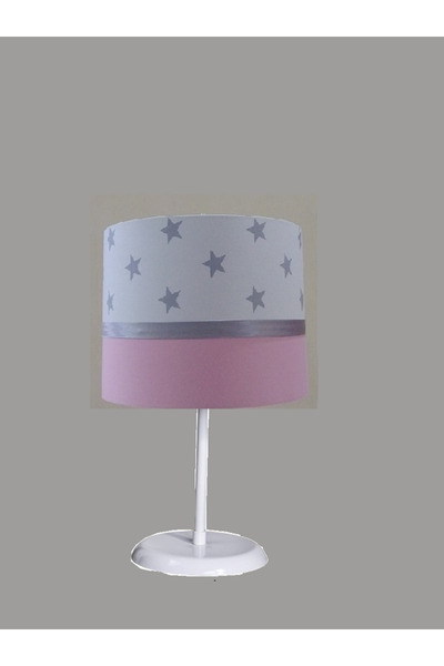 ONAY M غطاء من القماش باللون الوردي مع نجمة بيضاء لغرفة الأطفال وغرفة الأطفال...