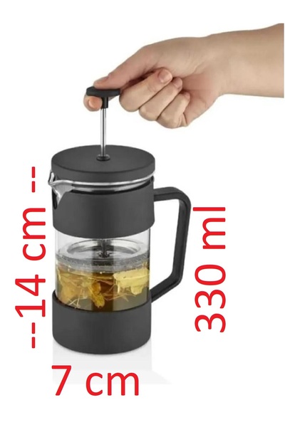 Sinbo Mulier French Bitki Çayı Pressi Plastik 330 ml -ZCM-7202