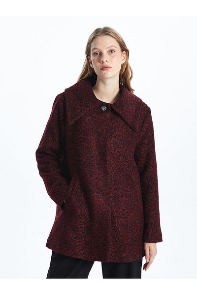 LC Waikiki LCW Grace Coat Guler Palton de damă din cașmir