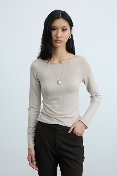 Suud Collection Μπεζ μπλούζα Lindy