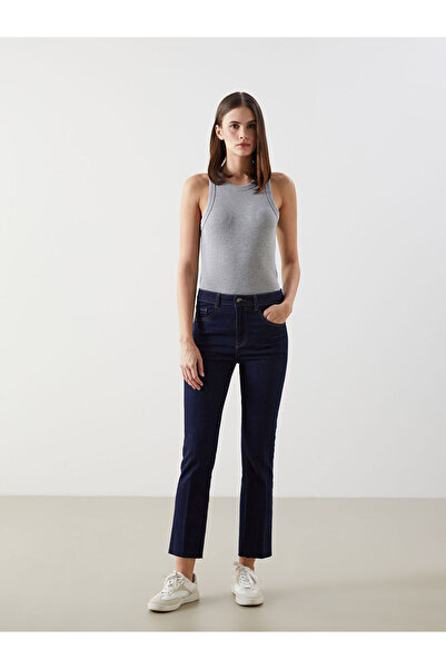 LC Waikiki Lcw jeans indigo mars flare women's jean pants