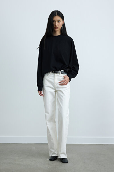 Suud Collection Black Dune Oversize Cuffed T-Shirt