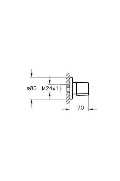 VitrA A 4146136   Built-In Stop Valve