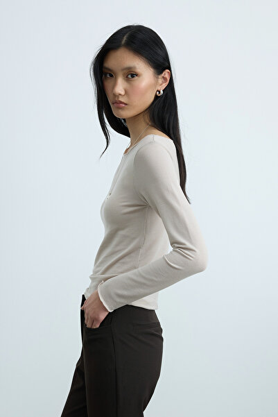 Suud Collection Bej Lindy Bluz