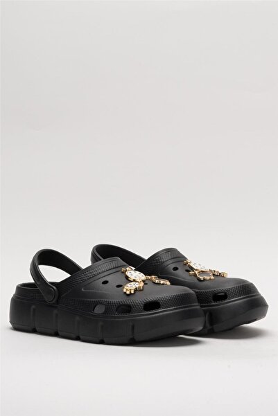 Liger Černé dámské sandály High Sole Stone Comfort