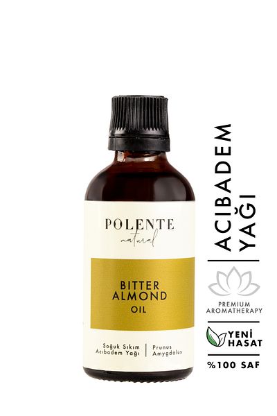 Polente Natural Bitter Almond Oil - Cold Pressed (50 ml)