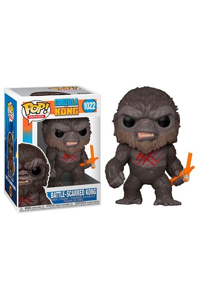 Funko Figurina Funko POP! Movies: Godzilla Vs Kong, Battle Worn Kong, 9 cm