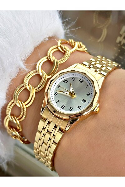 Tisaati Minimal Classic Rakamlı Lüks Şık Tasarım Metal Kordon Kadın Kol Saati...