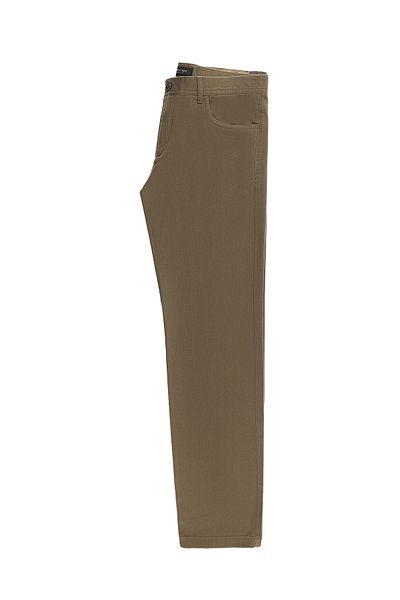 Abdullah Kiğılı Regular Fit Patterned Lycra Canvas / Chino Pants