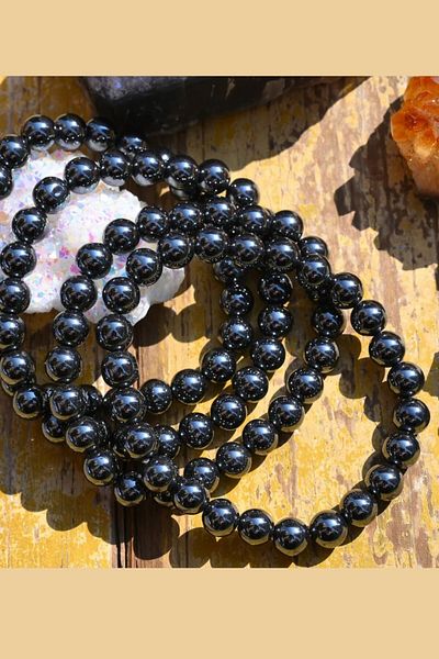 NBS Beautiful Naturel Stones Positive Energy Women, Men Trendy Tarnish-Free, Fade-Free Bracelet 8 mm (Size Can Be Selected)