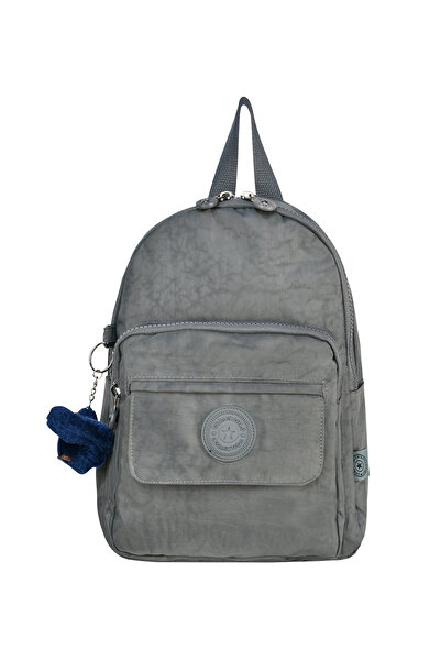 Shkup حقيبة ظهر من القماش المستورد المجعد للجنسين من ماركة URBAN POLO ذات جودة عالية ومتعددة الأقسام