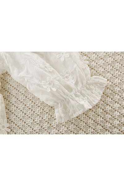 nannie White Cecilia Girl's Dress - 6-9 months
