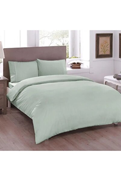 NuBuTu Постільна білизна з гумкою, двоспальний комплект, бавовняна постільна ...