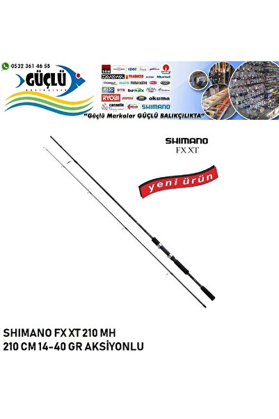 Shimano Fx Xt 210Mh 14-40 Gr Aksiyonlu Spin Kamışı