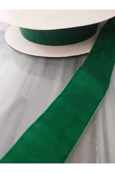 lolipophobi 5 cm Velvet Ribbon, 2 m Drink Red & Wide, Ribbon
