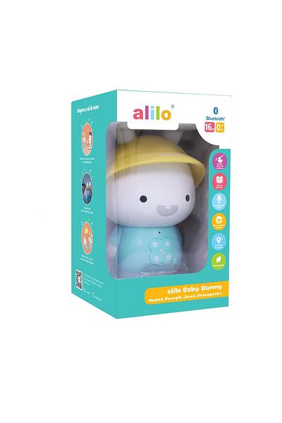 Alilo Smarty Bunny Alilo Baby Bunny - Iepuraș Interactiv Cu Povești Și Cântece In Limba Romana, Culoare Albastru