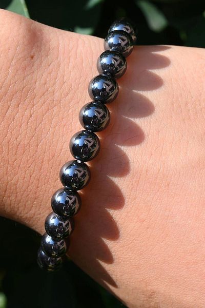 NBS Beautiful Naturel Stones Positive Energy Women, Men Trendy Tarnish-Free, Fade-Free Bracelet 8 mm (Size Can Be Selected)