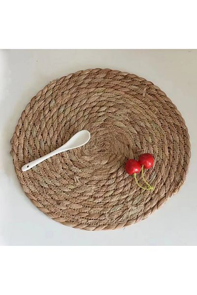 Sever Wicker Round Set of 3 American Service 35 cm Diameter Plate Set of 3