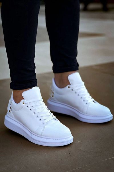 İntive Lingerie KB047 Kuback Pantofi sport casual pentru bărbați, culoare albă