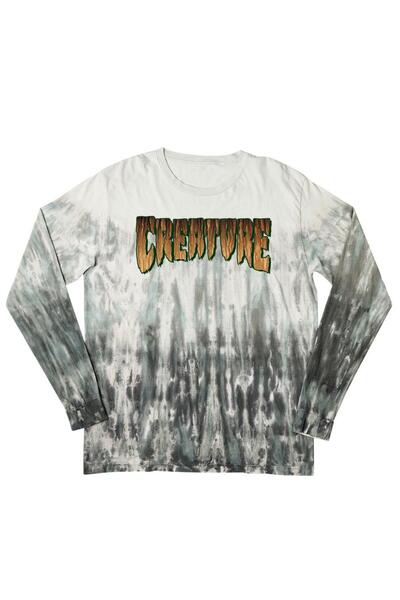 Creature قميص لوجو صدئ عادي مقاس L/S
