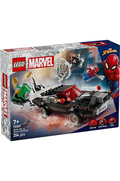 LEGO Set LEGO Marvel Super Heroes - Omul Paianjen vs. Masina fortoasa a lui Venom (76309)