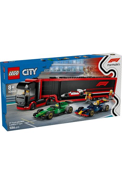 LEGO LEGO City set - F1 Truck with F1 RB20 and AMR24 cars (60445)