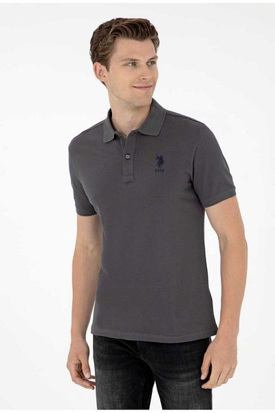 U.S. Polo Assn. Ανδρικό μπλουζάκι με λαιμόκοψη Polo Basic