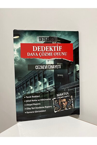 dedecto لعبة محاكمة جريمة القتل في السجن، لعبة صندوق لعبة جريمة القتل، لعبة ا...