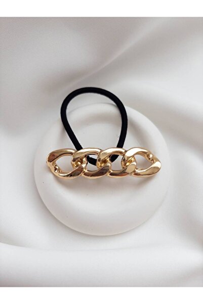 Minne Jewelry-Accessory Lastikli Toka - Gold Renk İç İçe Geçmeli Toka - Topuz...