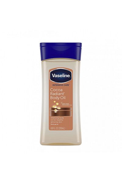 Vaseline Intensive Care Cocoa Butter Body Oil Gel, 6.8 oz