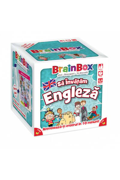 Asmodee Brainbox Game - Let's Learn English