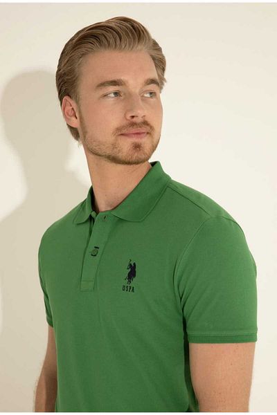 U.S. Polo Assn. Ανδρικό μπλουζάκι με λαιμόκοψη Polo Basic
