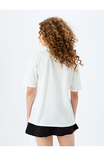 Koton ecru Oversized T-Shirt