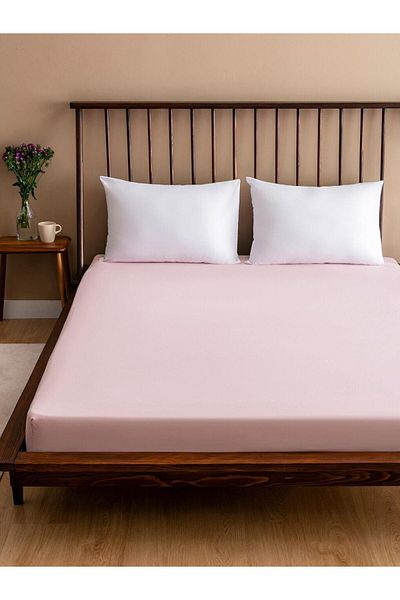 LC Waikiki Lcw Home Cotton Double Fitted Sheet