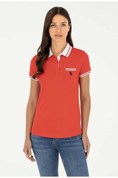 U.S. Polo Assn. Tricou de damă cu gât polo