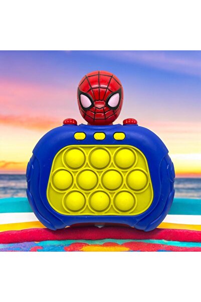 SCOWETTO Örümcek Adam  Bebek Işıklı Ve Sesli Elektronik Popit Eğitici Oyuncak...