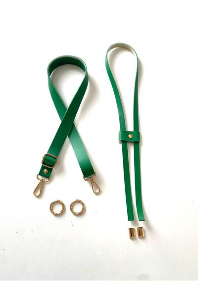 FERİHA HOBİ AKSESUAR حزام حقيبة قابل للتعديل من الجلد وحلقة زنبركية