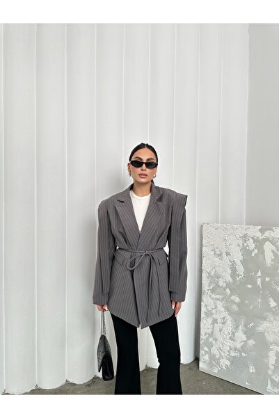 Solena Women's New Season Belted Oversize Jacket