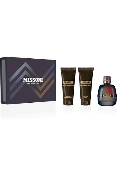 Missoni Missoni 3 Piece Eau De Parfum Spray Gift Set for Men
