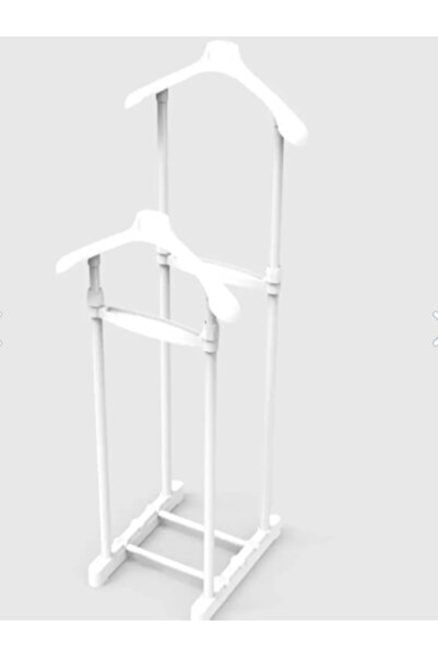 RUSTİKEVDECORART Çift Askılıklı Yükselik Ayarlanabilir Dilsiz Uşak Elbise Ask...