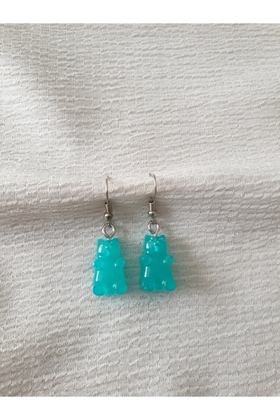 LuArte تيدي بير أقراط الايبوكسي