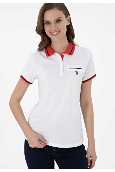 U.S. Polo Assn. Tricou de damă cu gât polo