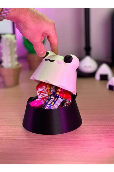 3D Brothers Integrated Kawaii Frog Loot Box 3D Print