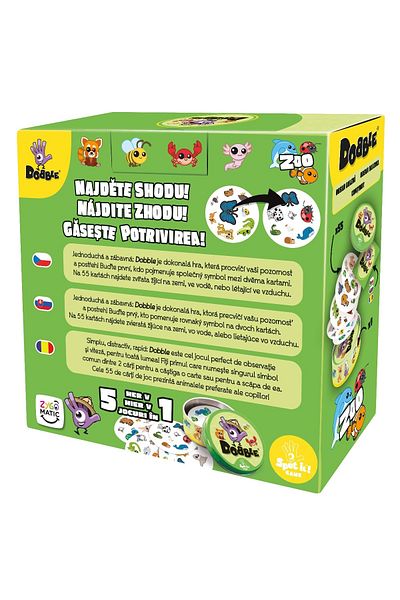 Asmodee Joc Dobble Zoo, New Version