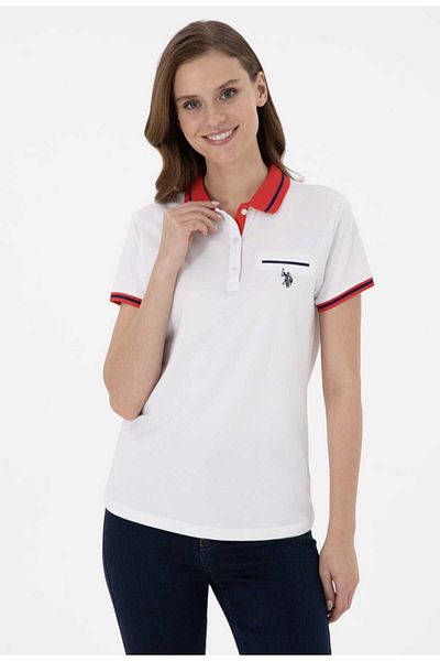 U.S. Polo Assn. Tricou de damă cu gât polo