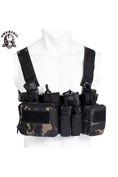 Choice MCBK Tactical TCM Nylon Chest Rig Vest Molle System Magazine Pouch Dro...