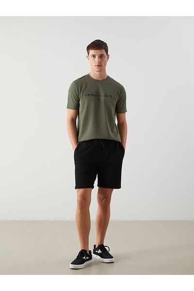 LC Waikiki New Black Standard Fit Men's Shorts