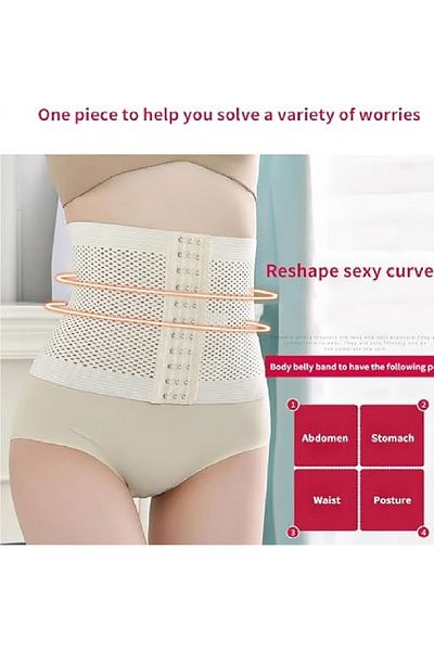 Generic BEAUTIFUL Women Waist Trainer Body Shaper Slimming Belt Waist Cincher Tummy Trimmer